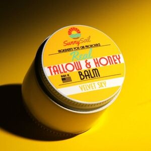 SunnySoil Tallow Vanilla Velvet Sky Honey Balm-2 oz